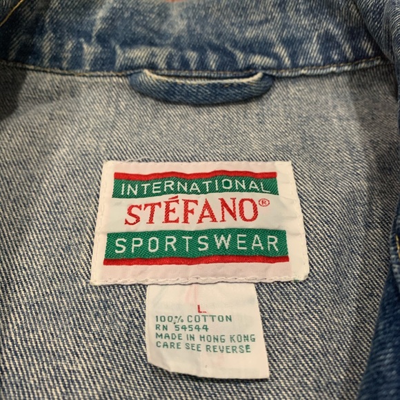 Vintage Light Wash Denim Jacket Size L - Picture 4 of 8